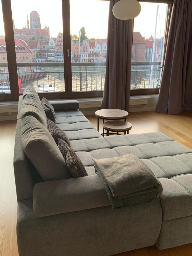 Apartamenty Centrum Nad Motlawa Z Widokiem Na Patio Z Balkonem Gdaňsk Exteriér fotografie