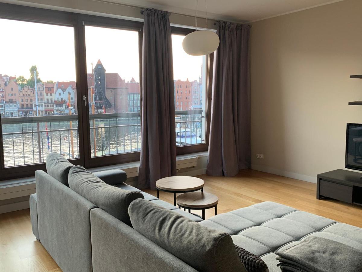 Apartamenty Centrum Nad Motlawa Z Widokiem Na Patio Z Balkonem Gdaňsk Exteriér fotografie