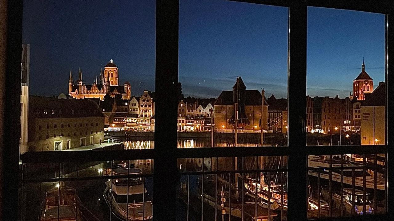 Apartamenty Centrum Nad Motlawa Z Widokiem Na Patio Z Balkonem Gdaňsk Exteriér fotografie